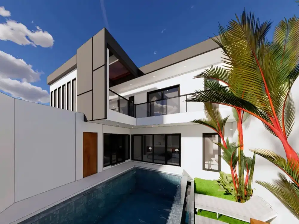 SANUR LUXURY VILLA – NEW BUILD | 3 BEDROOMS | WALKING DISTANCE TO BEACH ( RBN / LM )