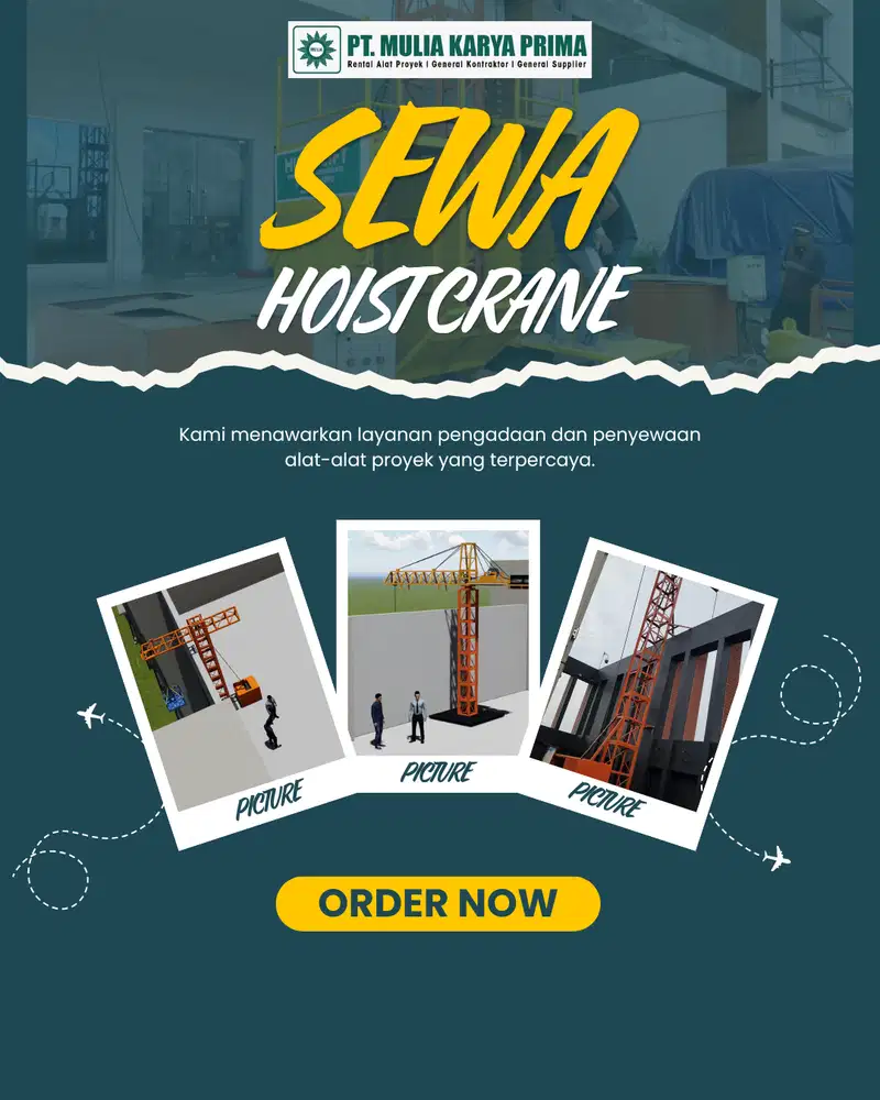 TERBESAR, Sewa Lift Barang Banyuwangi Alat Proyek