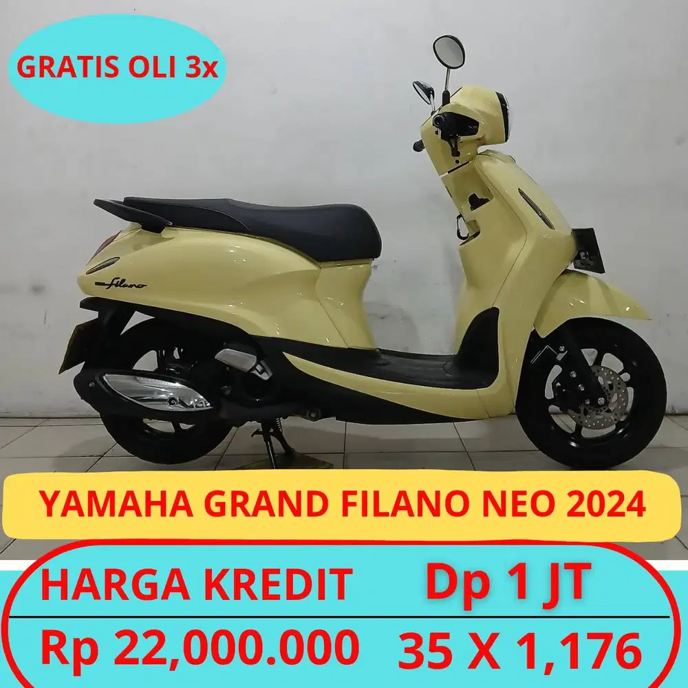 YAMAHA GRAND FILANO NEO 2024 DP HANYA 1JUTA GUYSSS