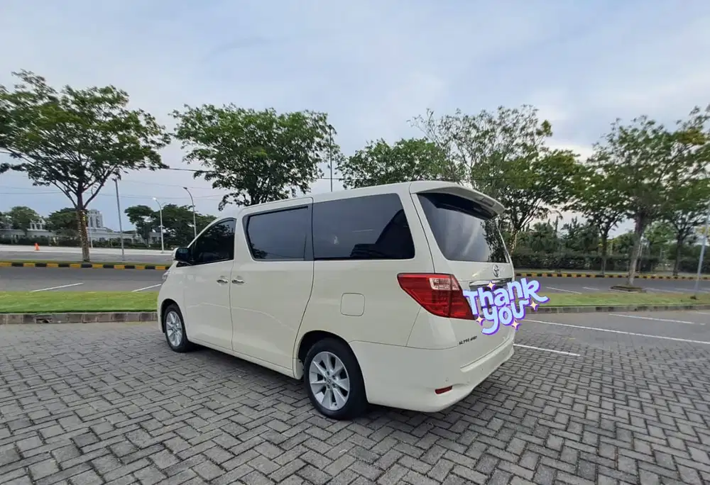 Toyota Alphard 2010 Bensin