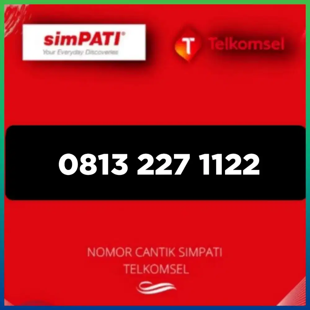 Nomor cantik simpati Telkomsel