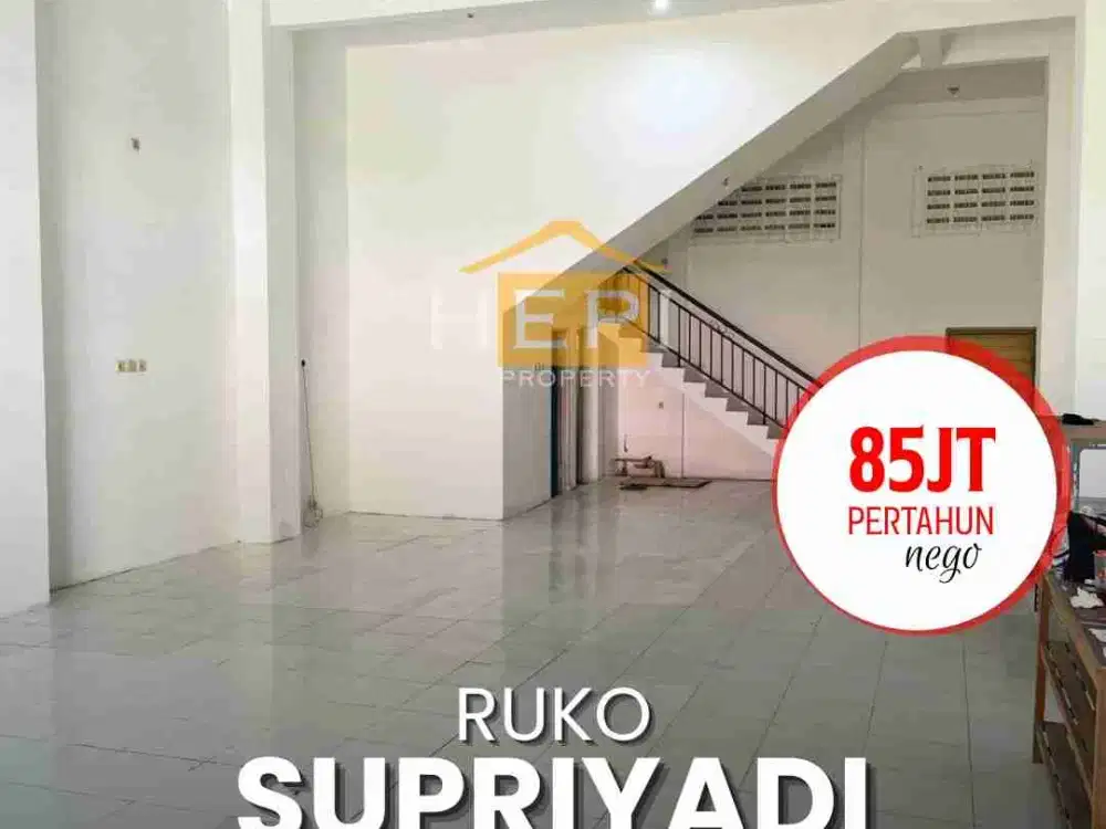 ruko supriyadi area komersial ! dekat akses tol dan pasar gayamsari !