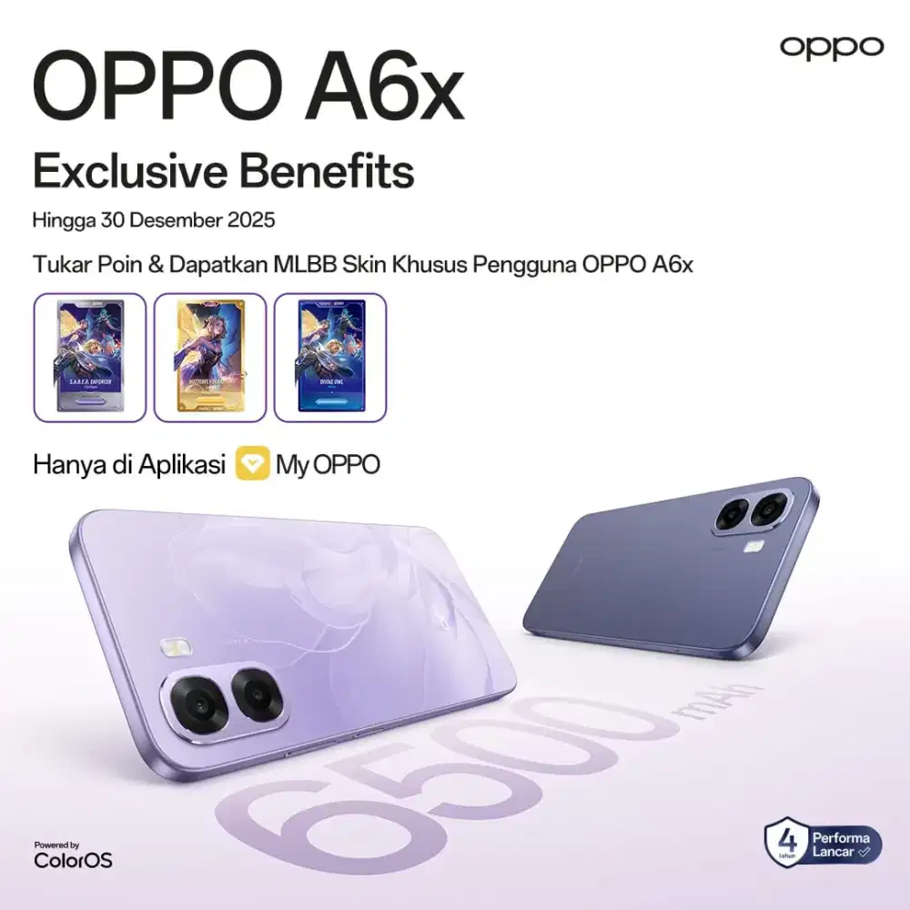 OPPO A6X RAM 8/64