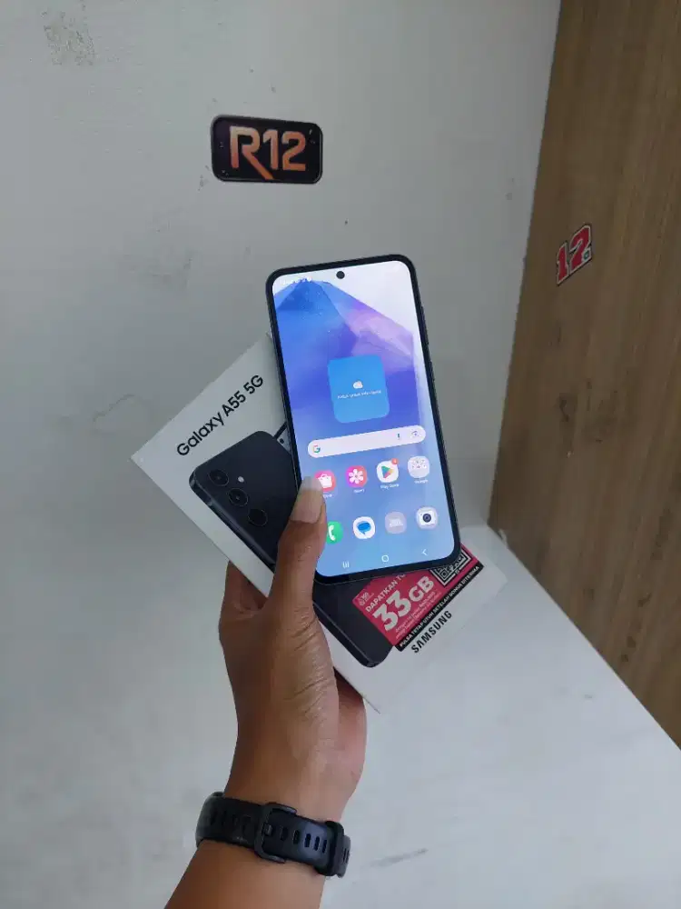Samsung A55 5G 12/256 seken istimewa resmi sein
