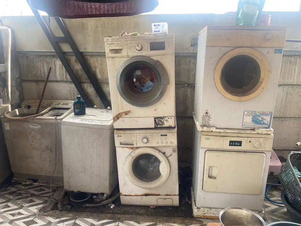 Mesin cuci mesin pengering