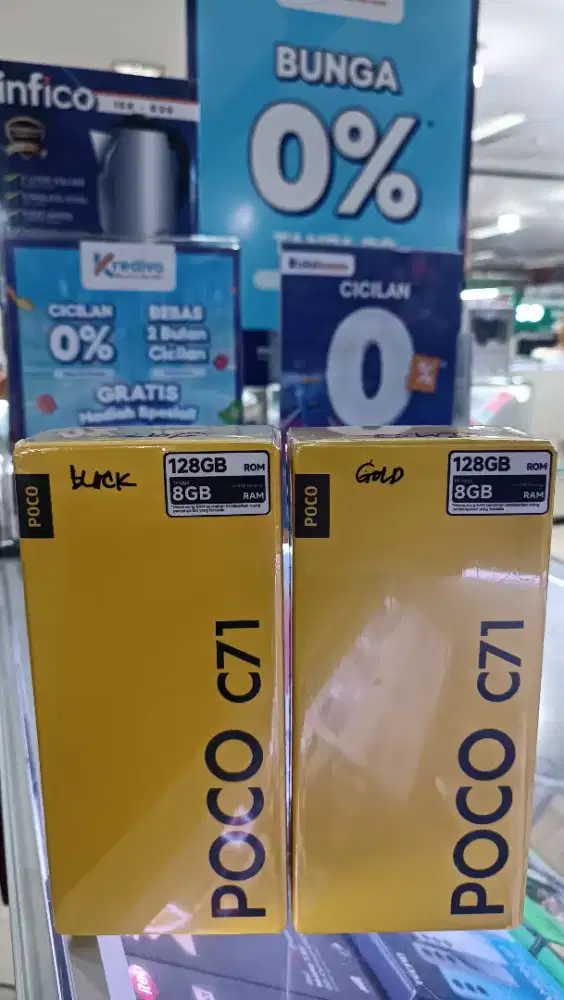 XIAOMI POCO C71 RAM 4+4GB/128GB KAS & KREDIT BARU GARANSI RESMI 1TAHUN