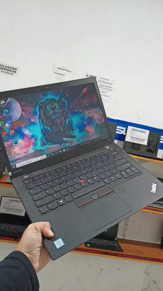 Laptop bekas Lenovo Thinkpad T470s Intel Core i7-Gen6 Ram 8 GB