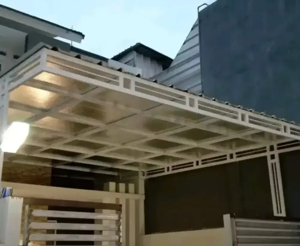 Kanopi spandek + peredam