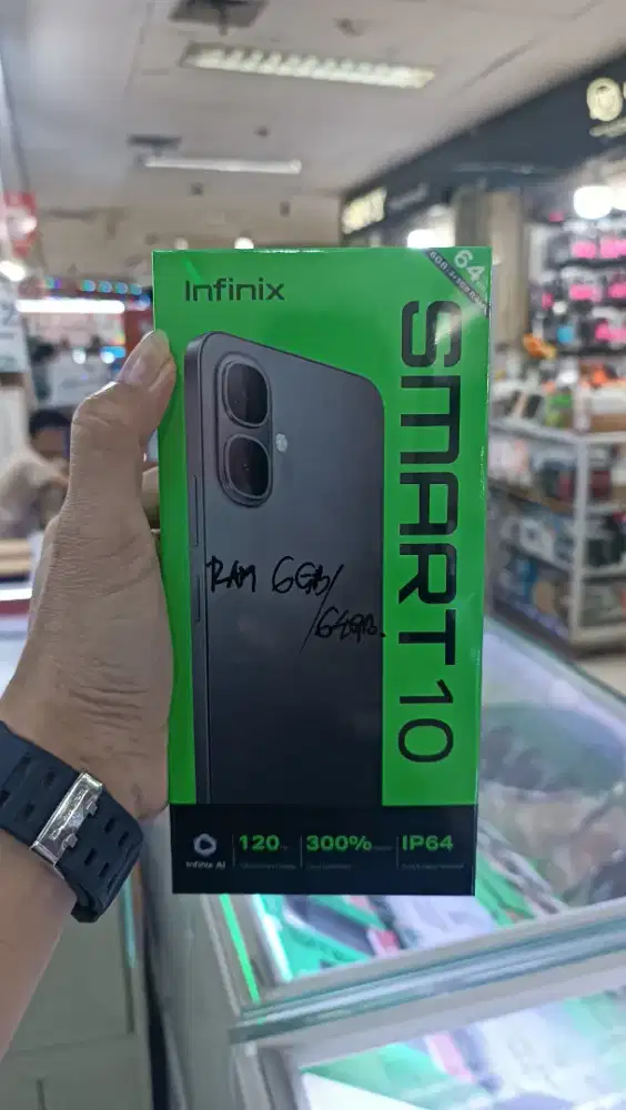 INFINIX SMART 10 RAM 6GB/64GB BISA KAS & KREDIT BARU GARANSI RESMI