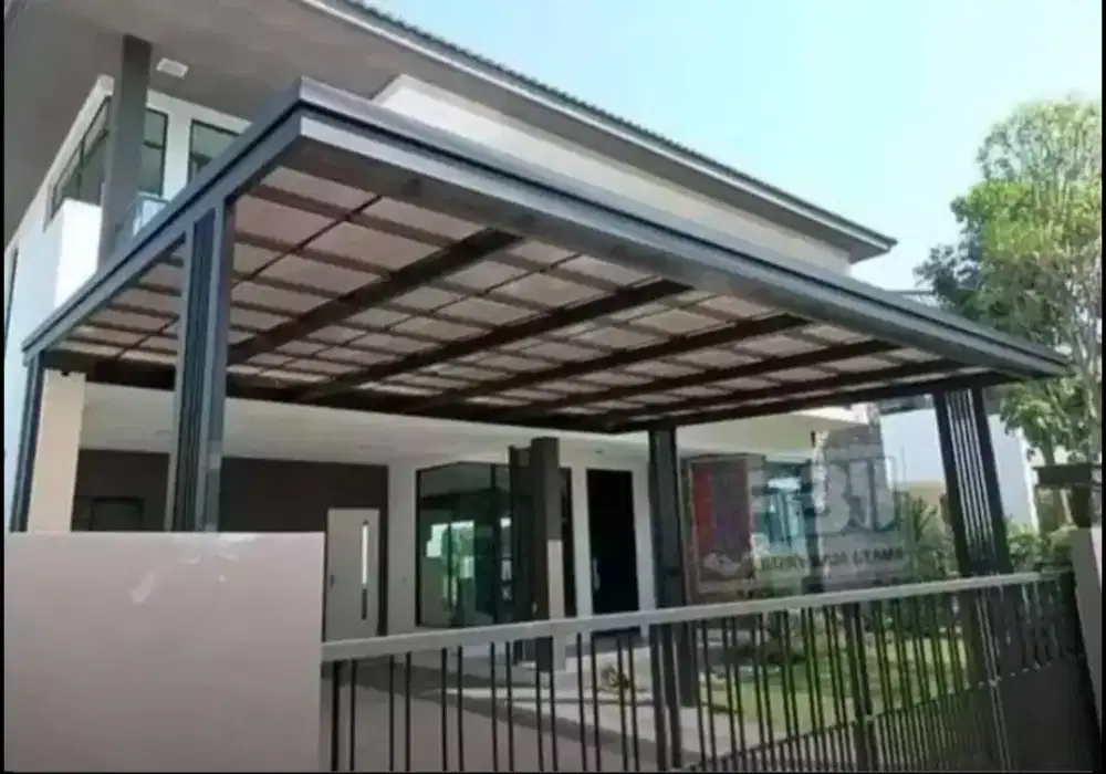 Kanopi spandek minimalis