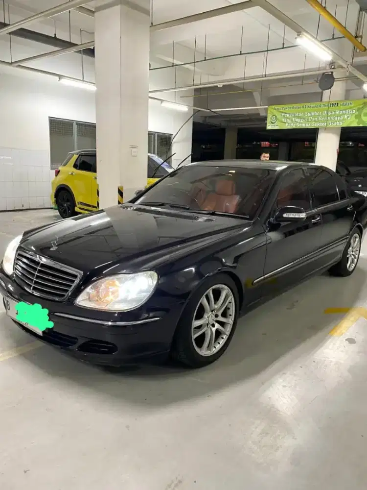 MERCY S280L HITAM INTERIOR BEIGE TAHUN 2004 TANGAN 1 DARI BARU