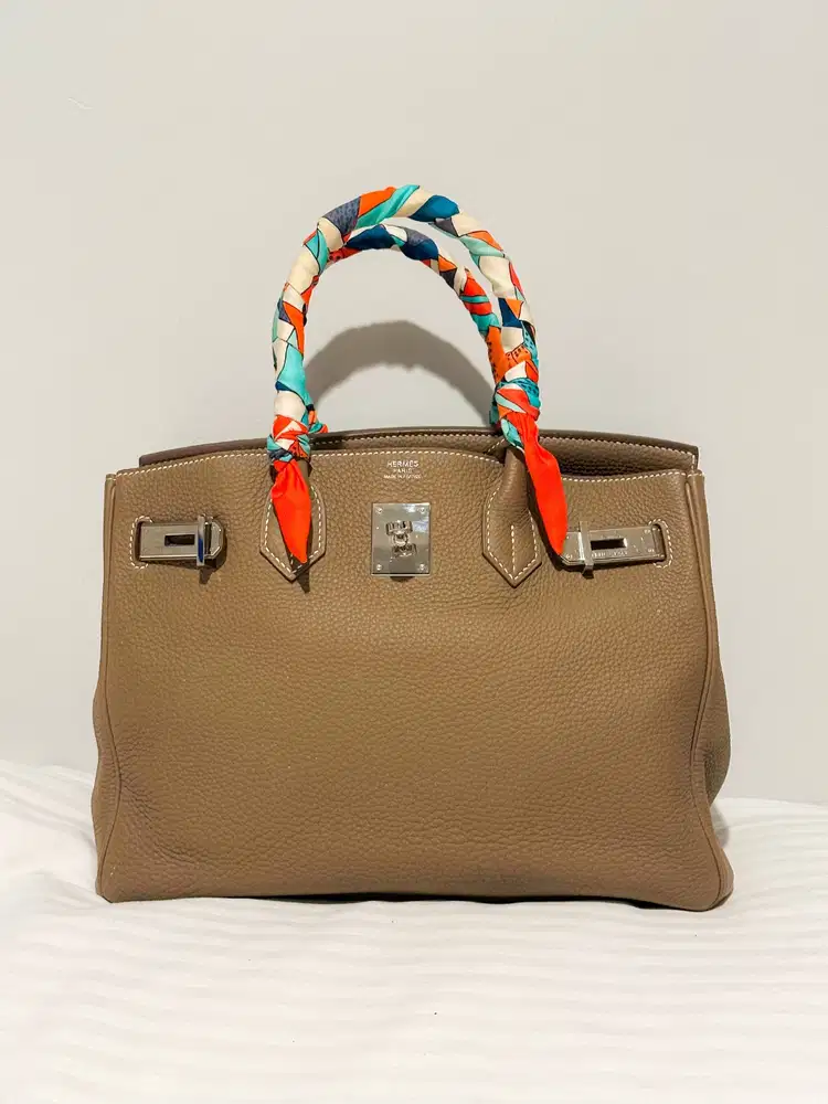 Hermes Birkin 30 TOGO Etoupe PHW STAMP X