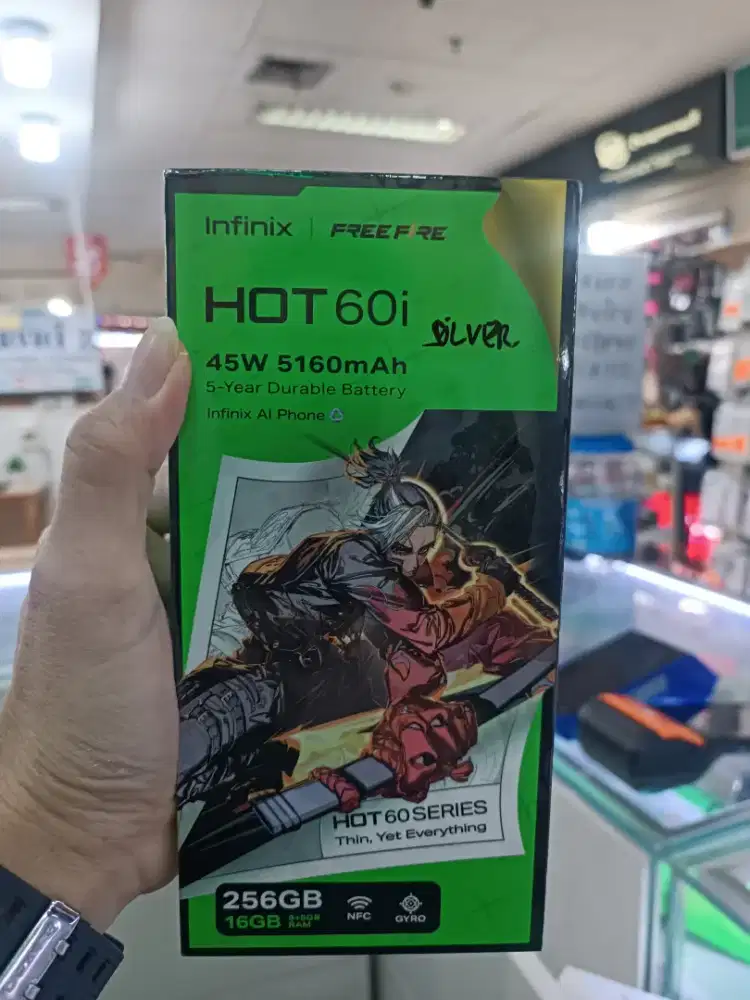 INFINIX HOT 60i NFC RAM 8+8GB/256GB KAS & KREDIT BARU GARANSI RESMI