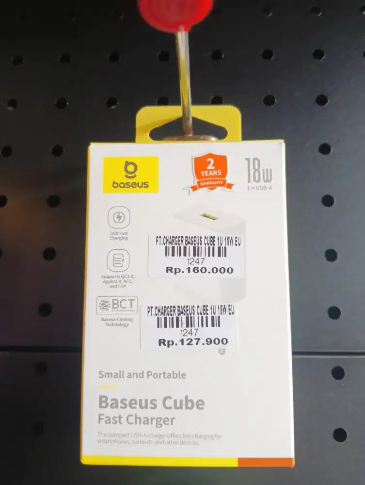 CHARGER BASEUS CUBE 1U 18W  | ATLANTIS DAHSYAT