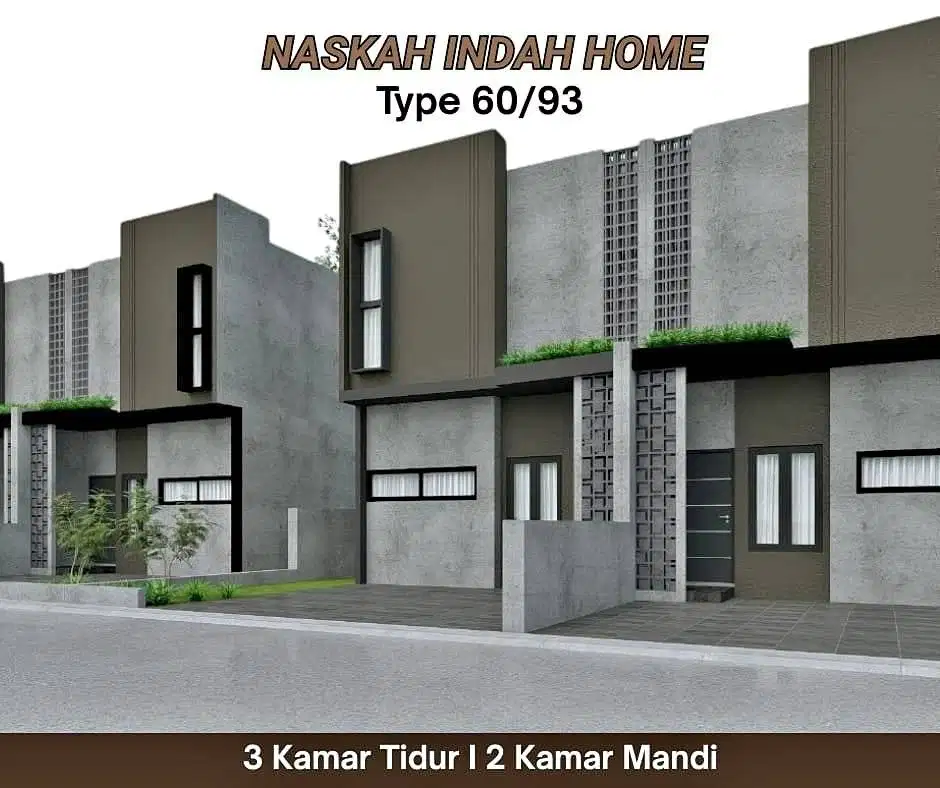 Rumah type 60 lokasi S. parman Palembang