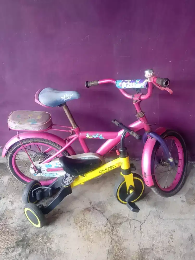 Sepeda family  ukuran 16 bonus peda bocah