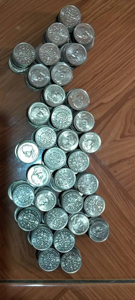 Uang koin 50 sen emisi tahun 1955