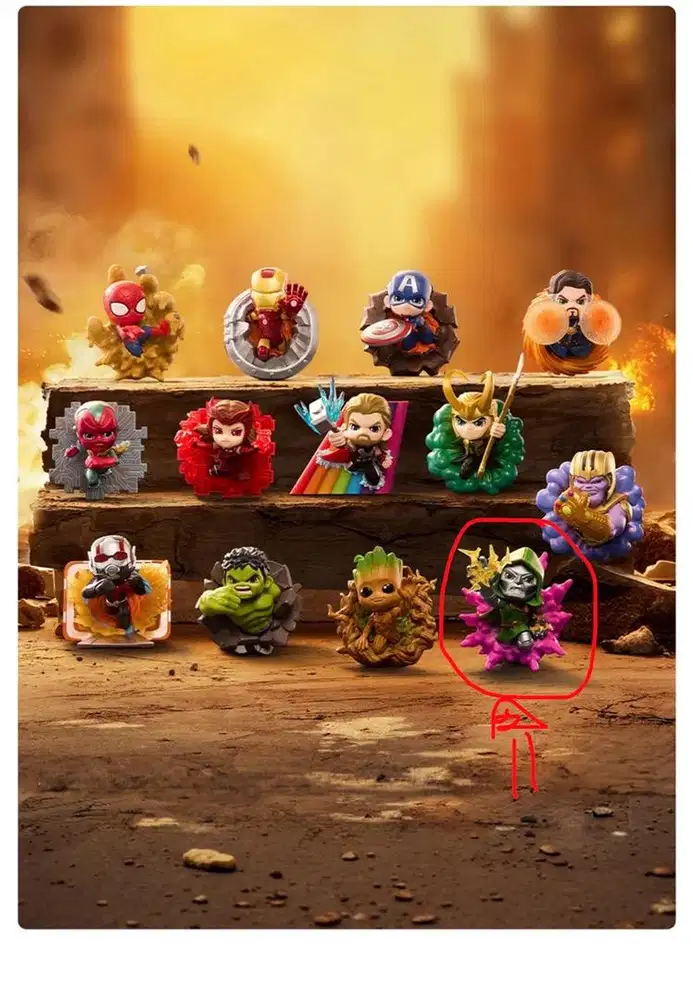 pop mart marvel across the infinite series figures DOCTOR DOOM