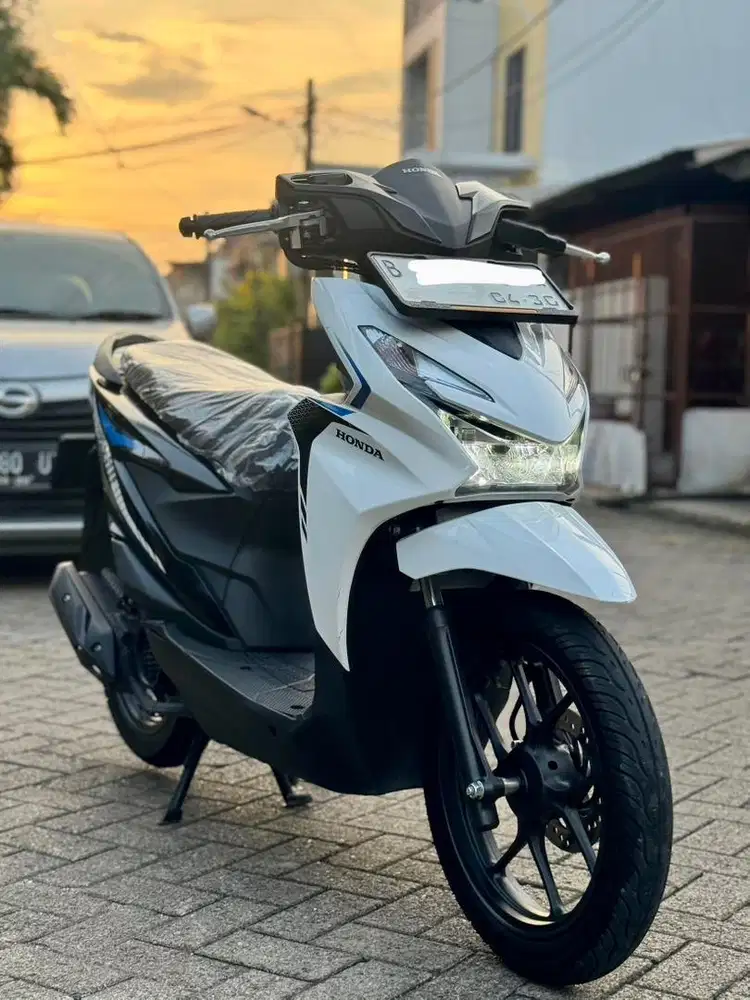 KM 28 KILO❗️BEAT CBS PUTIH 2025 SMARTKEY ALARAM NON KEYLESS