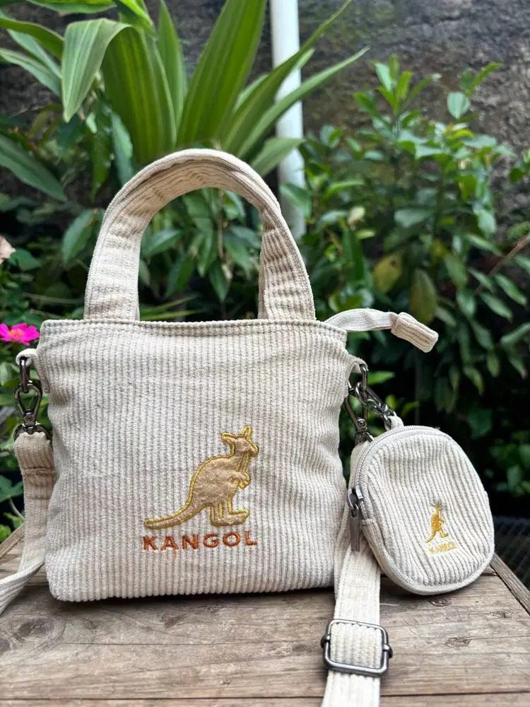 SlingBag Anak Kangol | Selempang Wanita Kangol | Kangol Corduroy Anak