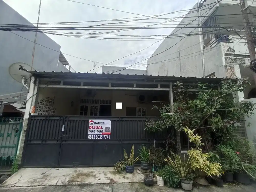 Ss2758- Murah! Dijual Rumah 7x15 Standart Siap Huni di BCS Klp Gading