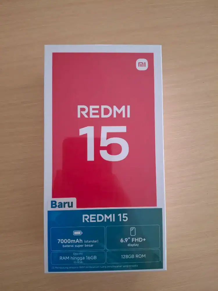 REDMI 15 RAM 8/128 GB GARANSI RESMI
