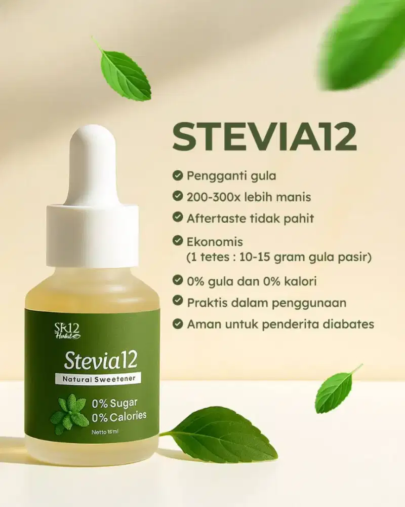 Stevia12 pengganti gula alami
