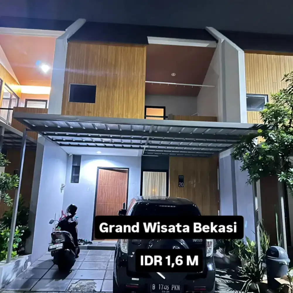 Rumah 2 lantai di GRAND WISATA Bekasi dijual murah dan Full Furnished