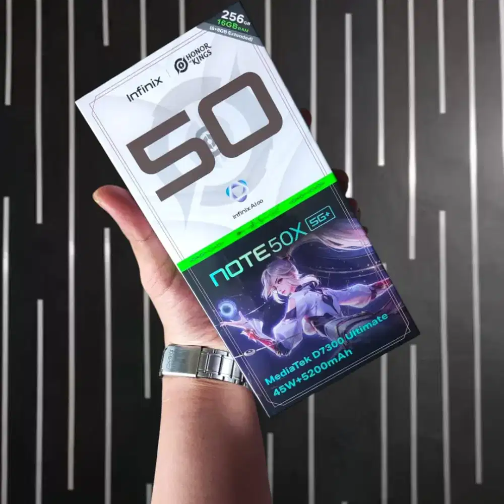 INFINIX NOTE 50X 5G 8GB/256GB NEW SEGEL BOX GARANSI RESMI