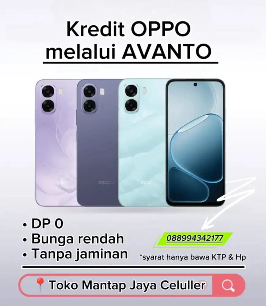 Kredit Oppo DP 0% tanpa jaminan