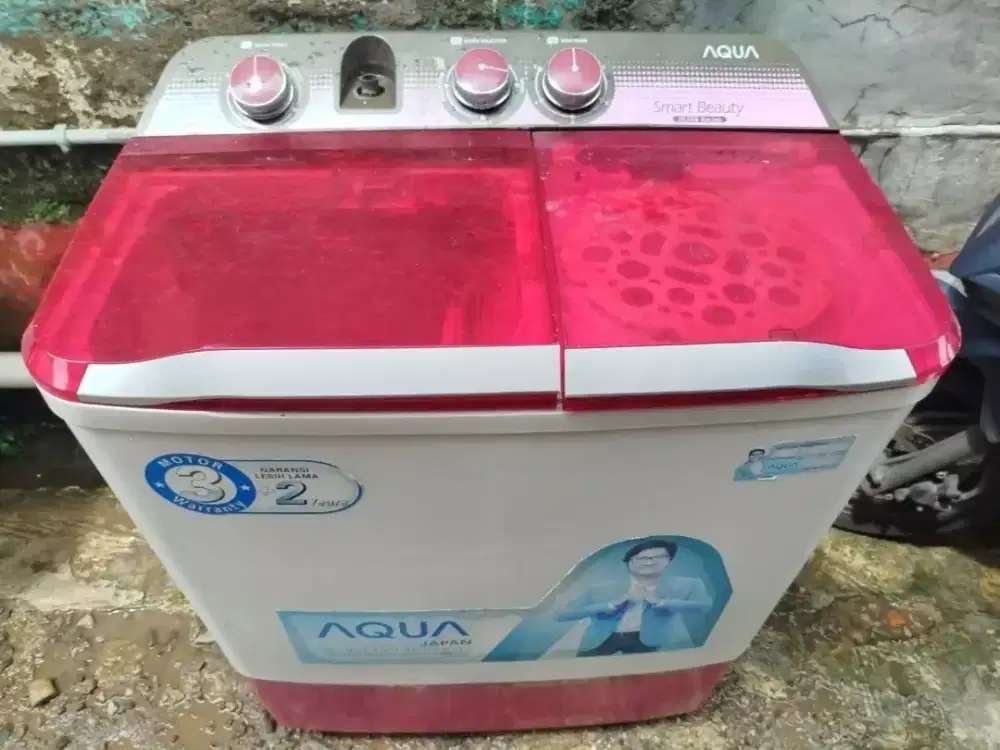 Bismillah dijual mesin cuci Aqua normal