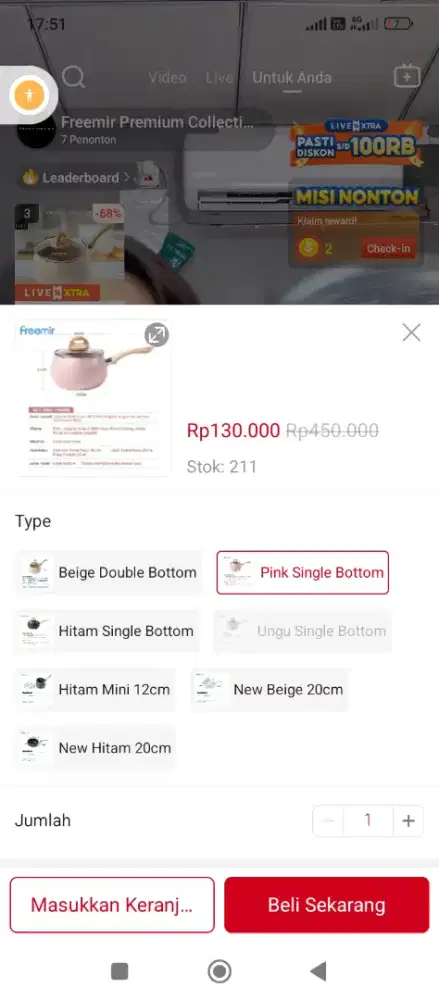 Wajan granit freemir gemoy