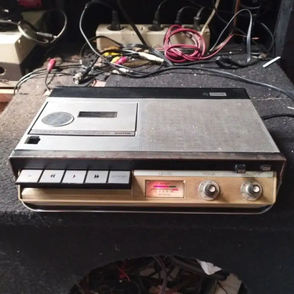 Kaset recorder tape deck Philips 2205 original made in Austria
