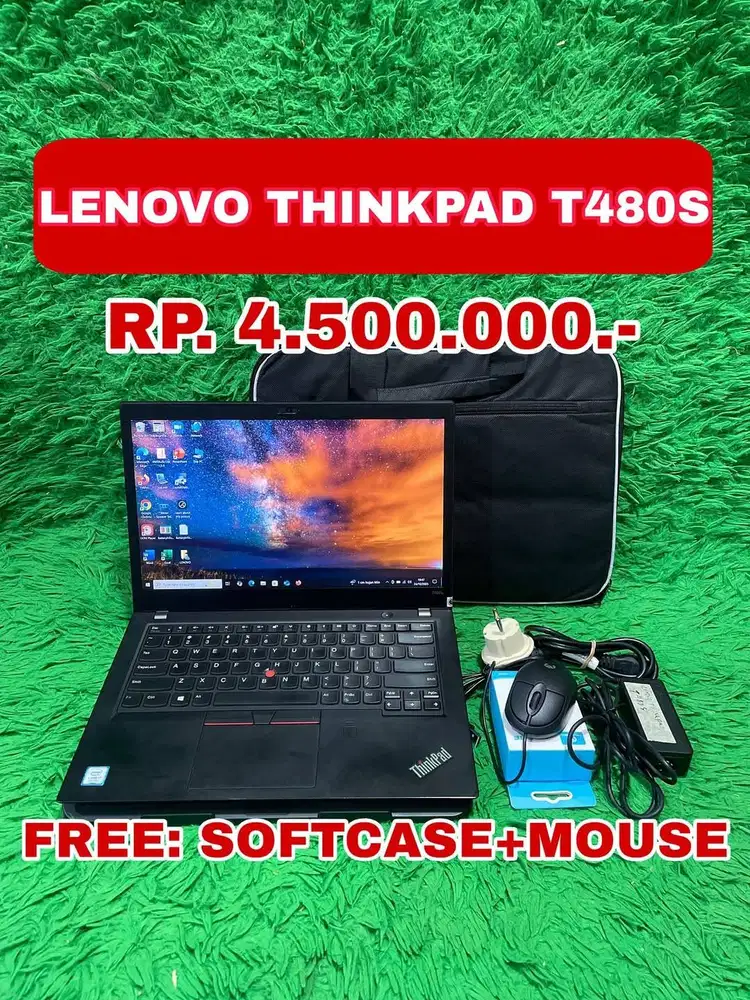 Ready Laptop Second Lenovo ThinkPad T480S