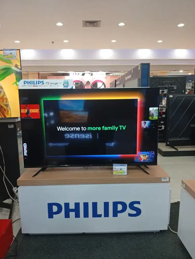 Cicilan TV Philips UHD Google TV 55 inch