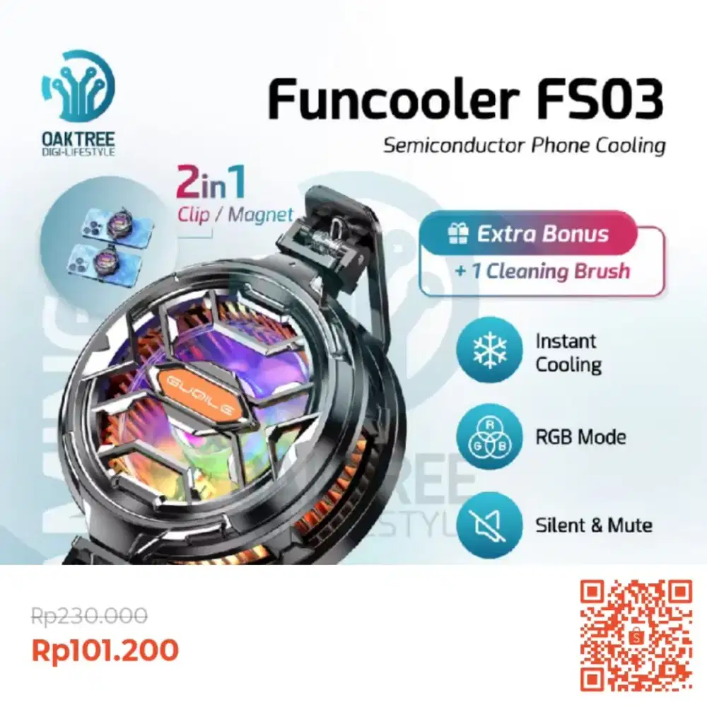 Funcooler FS03 Pendingin HP Tablet
