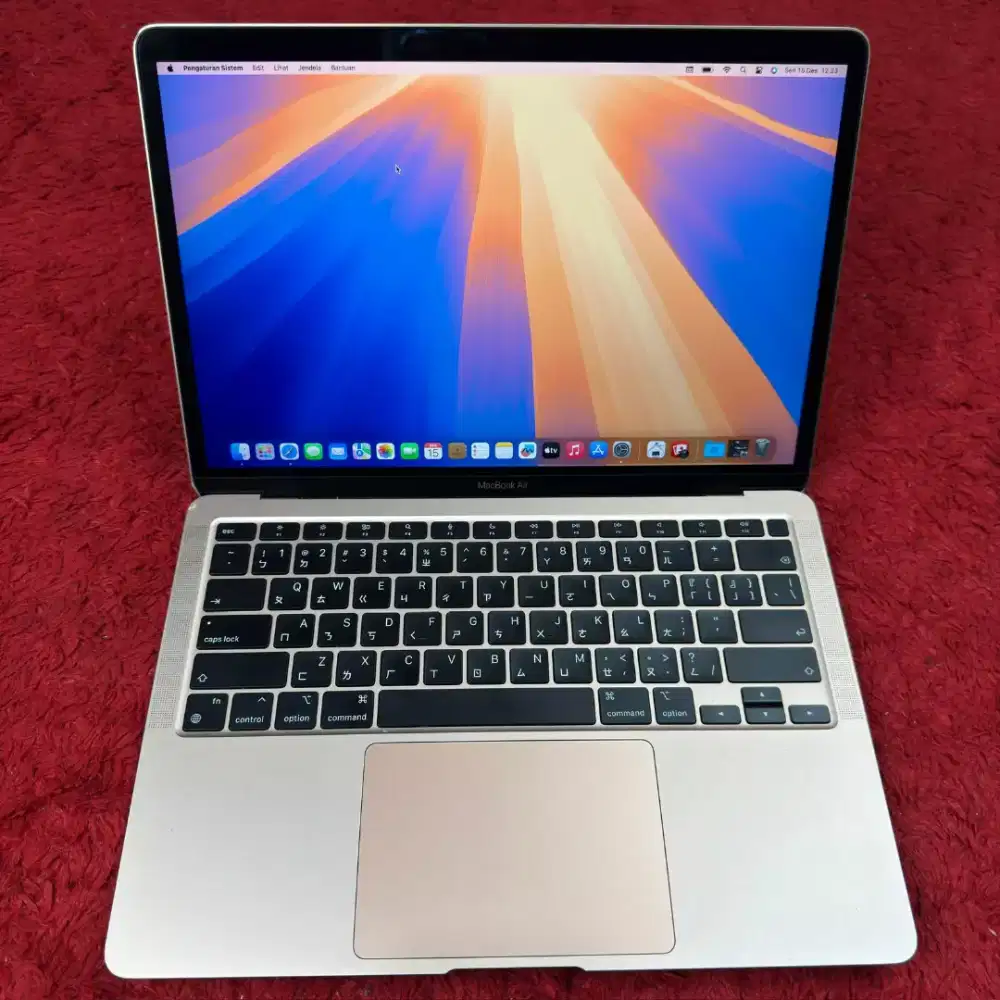Macbook air m1 2020 rose gold ram 8gb ssd 256gb keyboard japan