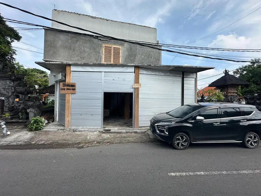DISEWAKAN RUKO BANGUNAN KOMERSIL BARU CANGGU TANAH BARAK BALI EX CAFE