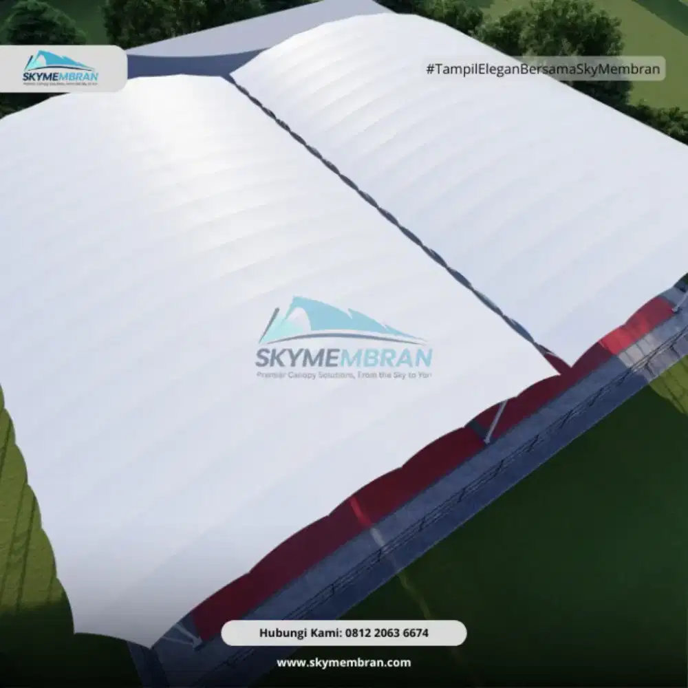 Kanopi membran lapangan padel