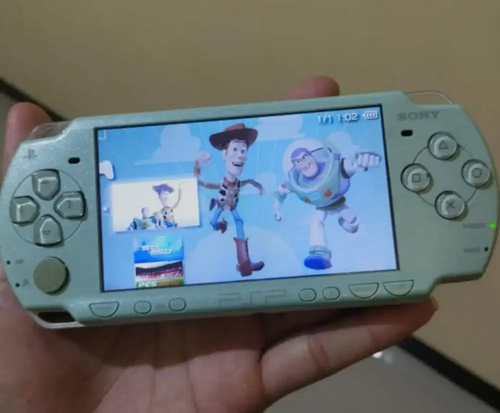Psp sony slim emerald keren full 50 games mulus lancar siap main
