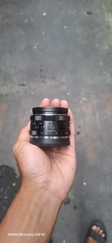 Lensa manual Mieke 35mm F1.7 For eos M