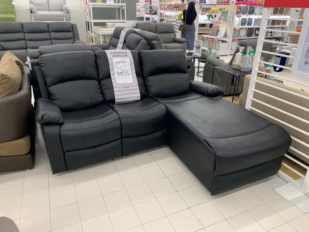 PROMO SOFA L SUDUT RECLINER