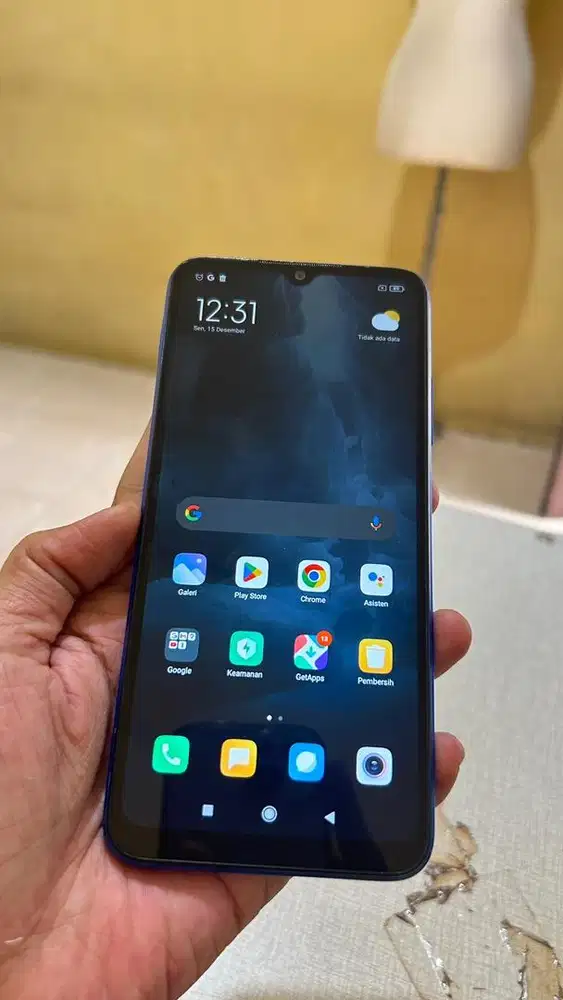 redmi 9a ram 3/32 biru mulus