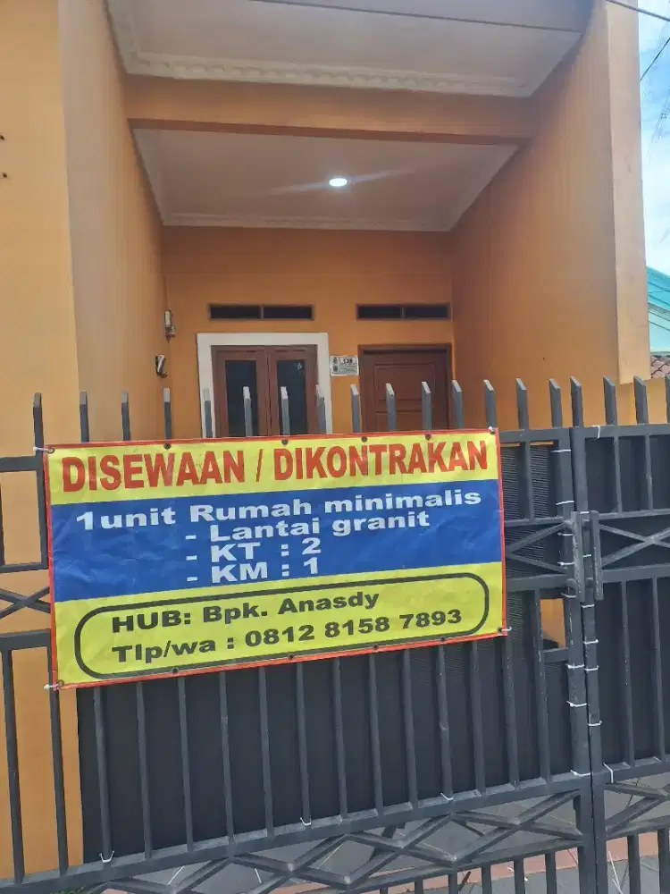 Disewakan Rumah Tinggal