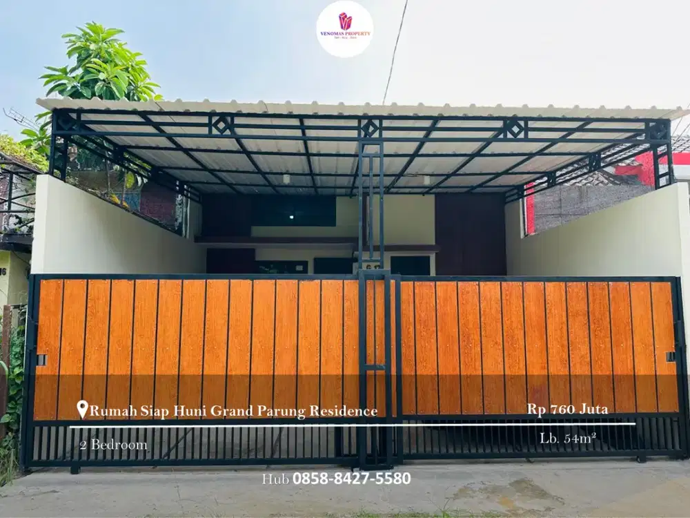 Dijual Rumah di Perumahan Grand Parung Residence 2 Bedrooms