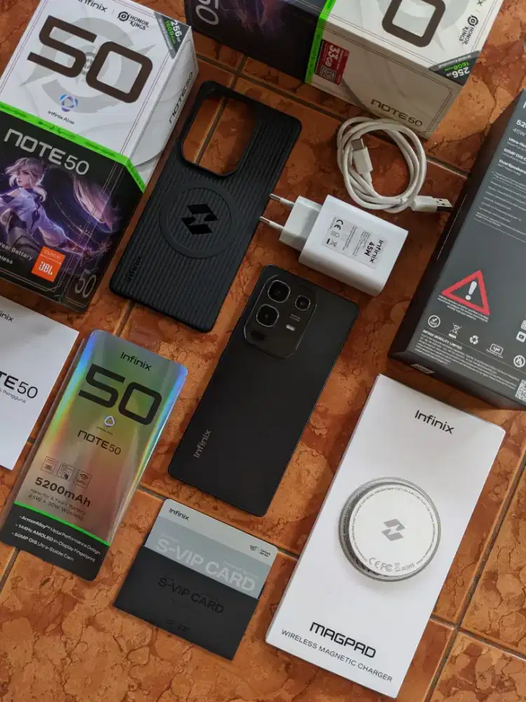 Infinix Note 50 8/256 GB Fullset Like New (kurang dari sebulan)