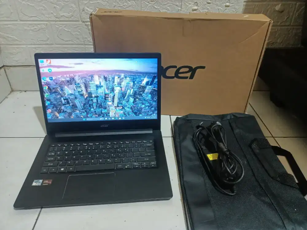 Dijual Acer aspire a314-22 amd athlon silver 3050U (ram 8 gb/nvme 256)