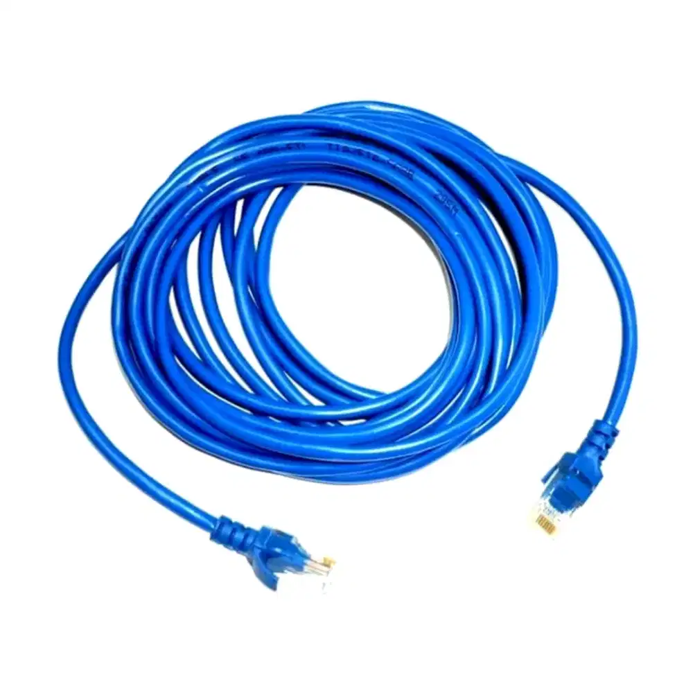 Kabel LAN 10meter sdh terpasang RJ45 tingal pakai kualitas bagus