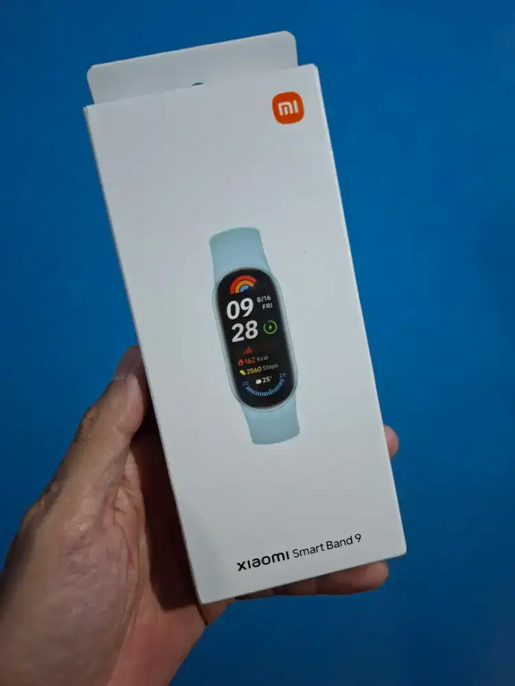 Xiaomi Smart Band 9 New Segel Warna Arctic Blue Free Strap