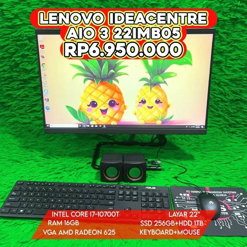Ready Jual Lenovo IdeaCenter AIO 3-22IMBOS